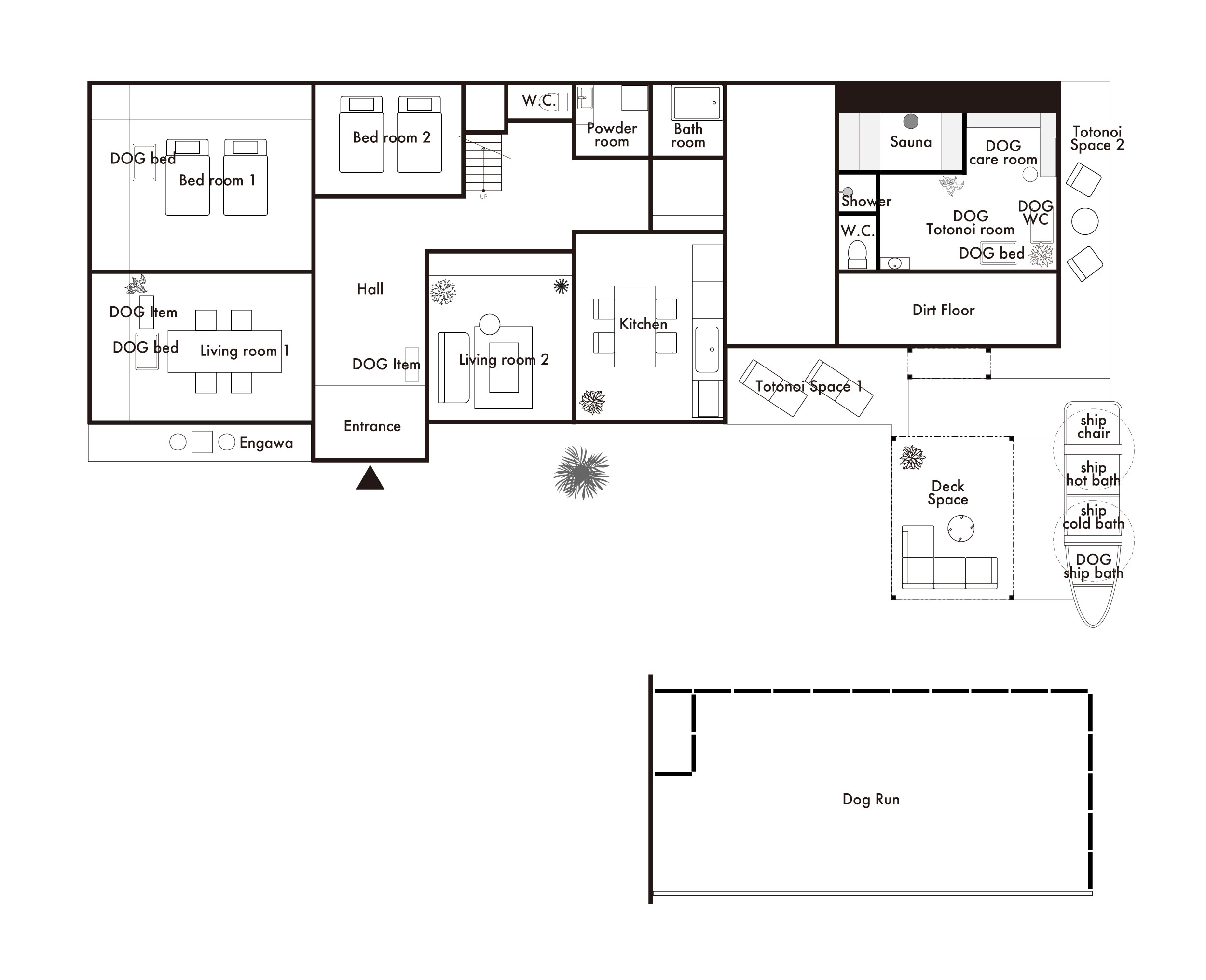 お部屋の間取り図