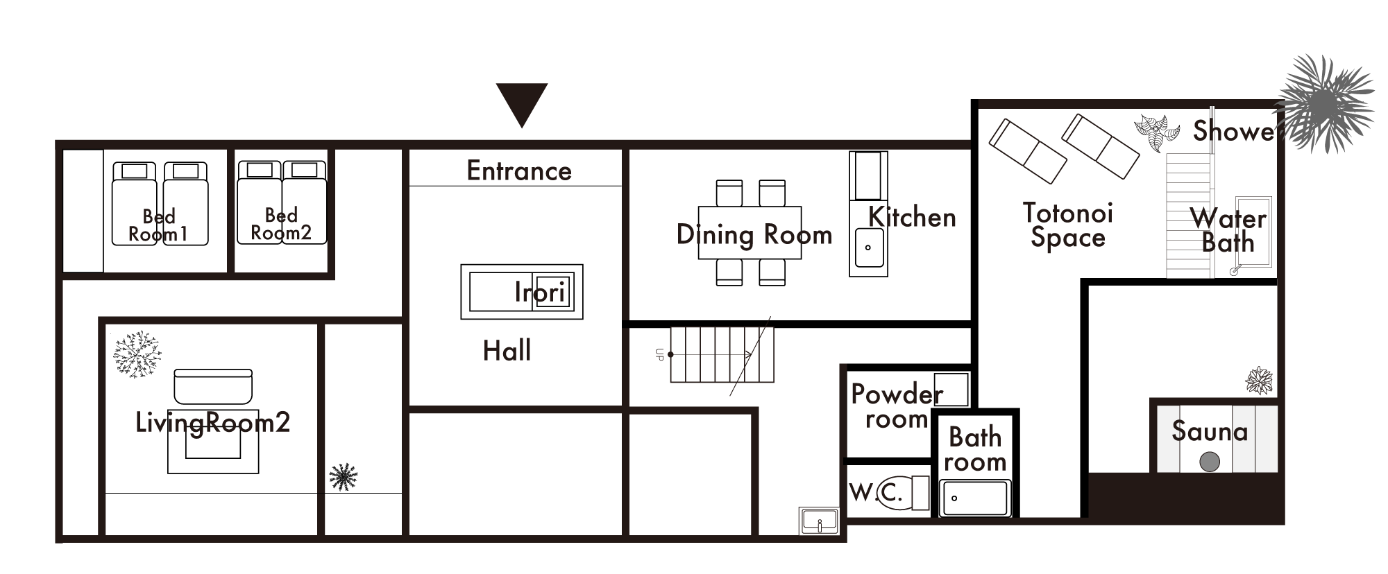 お部屋の間取り図