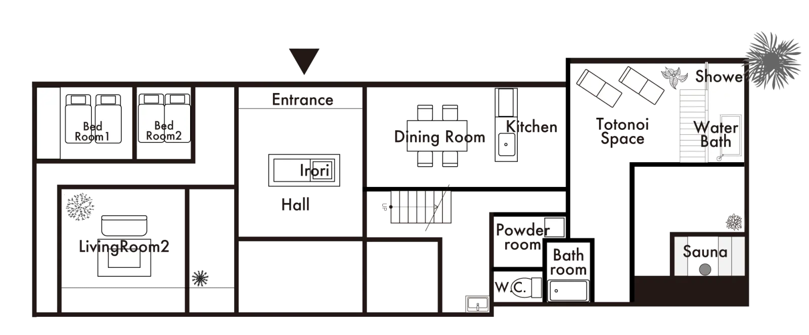 お部屋の間取り図