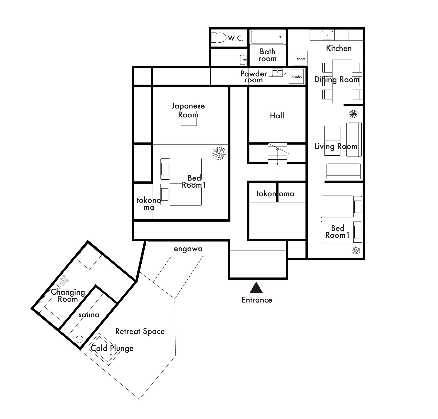 お部屋の間取り図