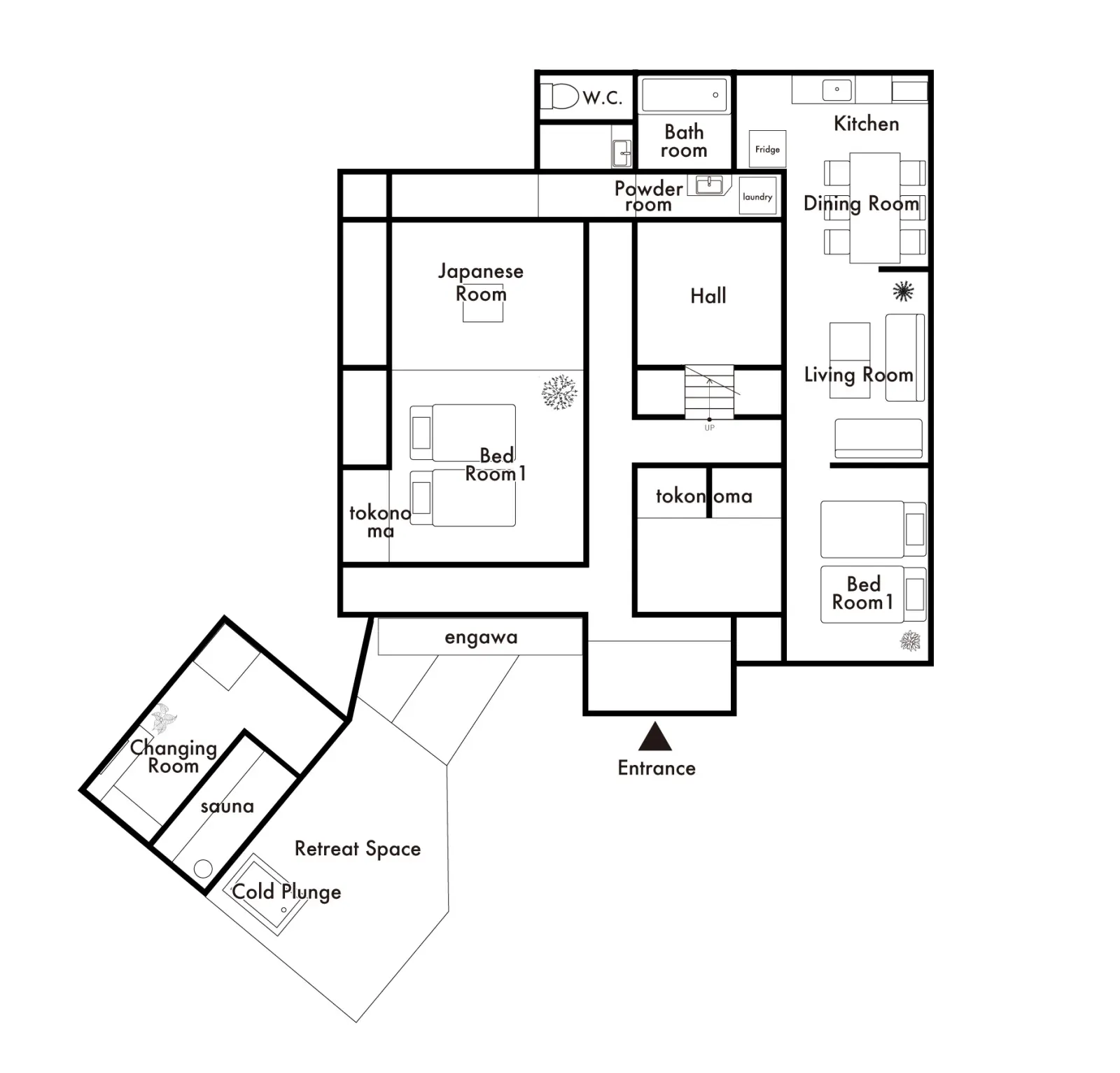 お部屋の間取り図