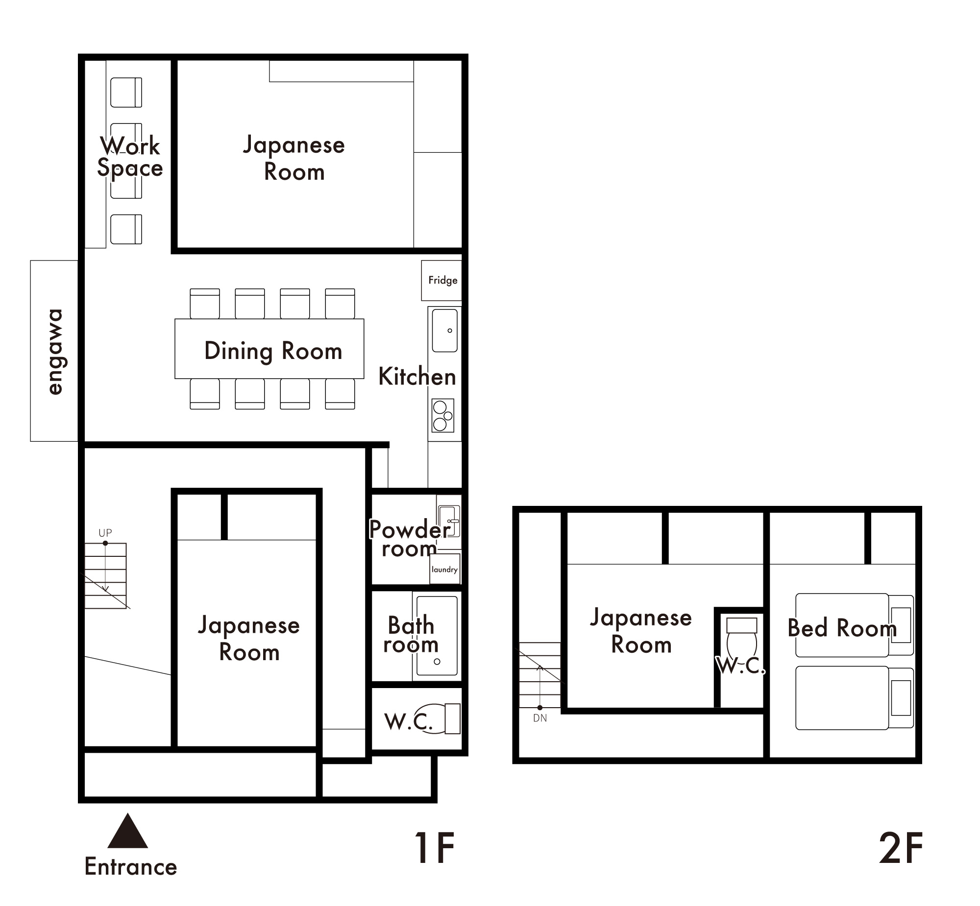 お部屋の間取り図