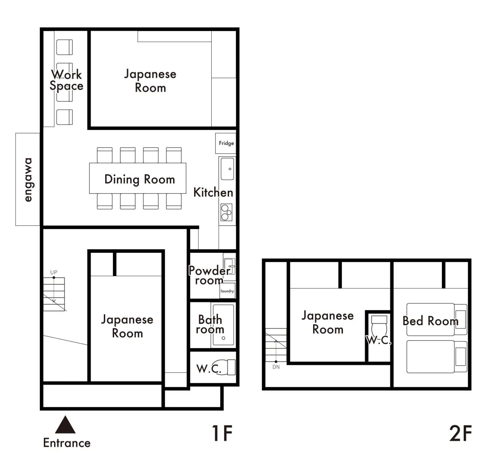 お部屋の間取り図