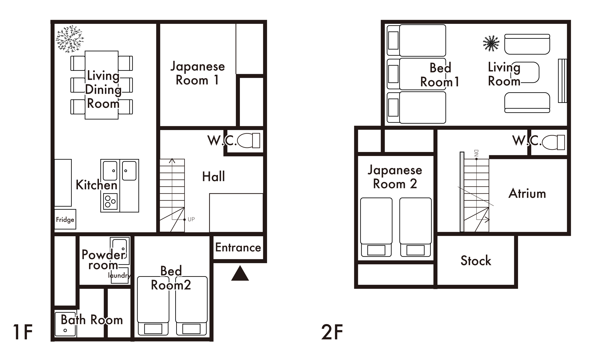 お部屋の間取り図