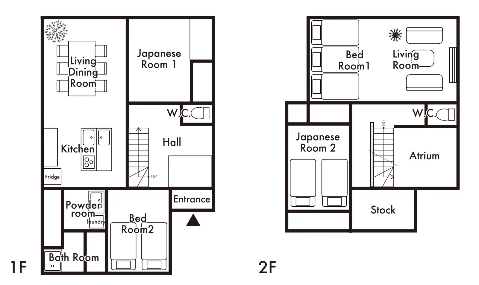 お部屋の間取り図